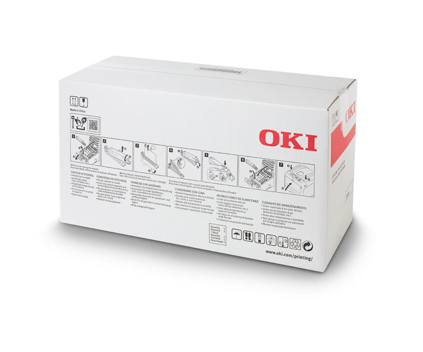 OKI Image Drum C833 Cyaan verpakking achterkant 1