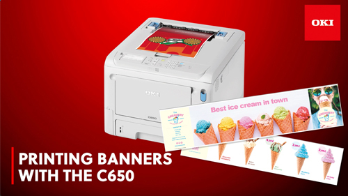 Printing Banners With The OKI C650