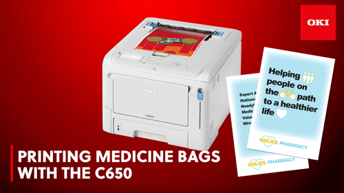 Printing Medicine Bags With The C650